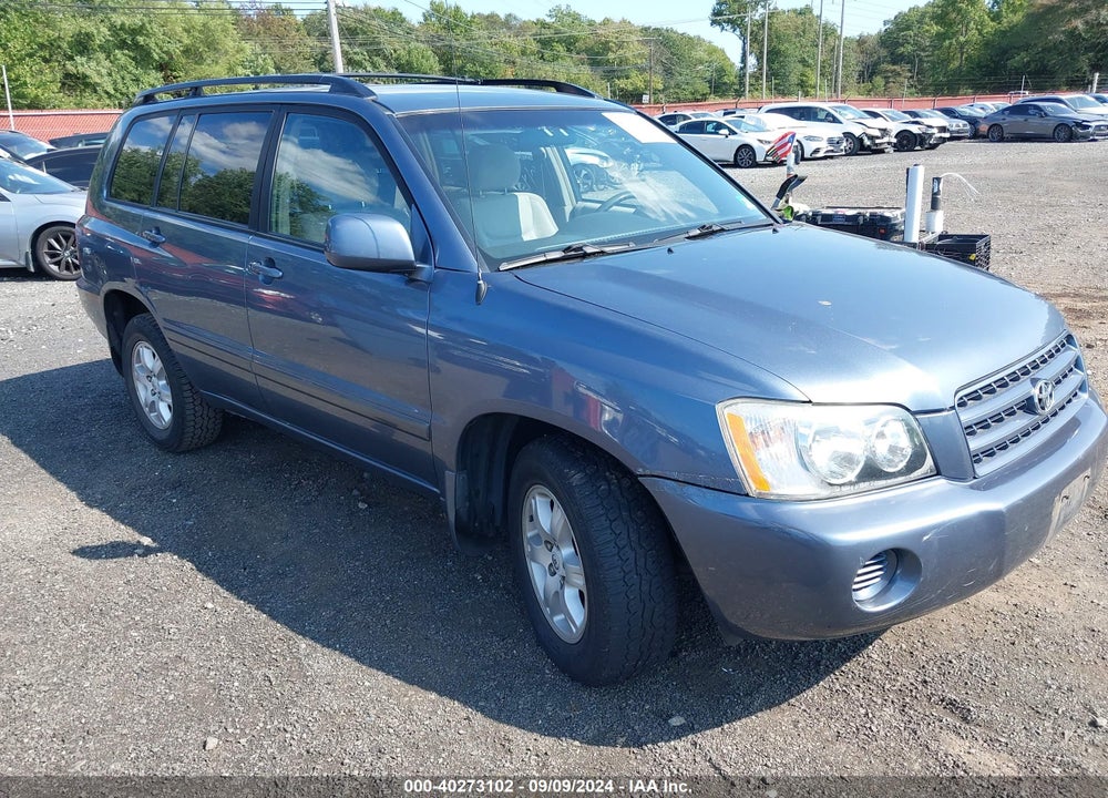 2003 TOYOTA HIGHLANDER V6 VIN: JTEGF21AX30105872