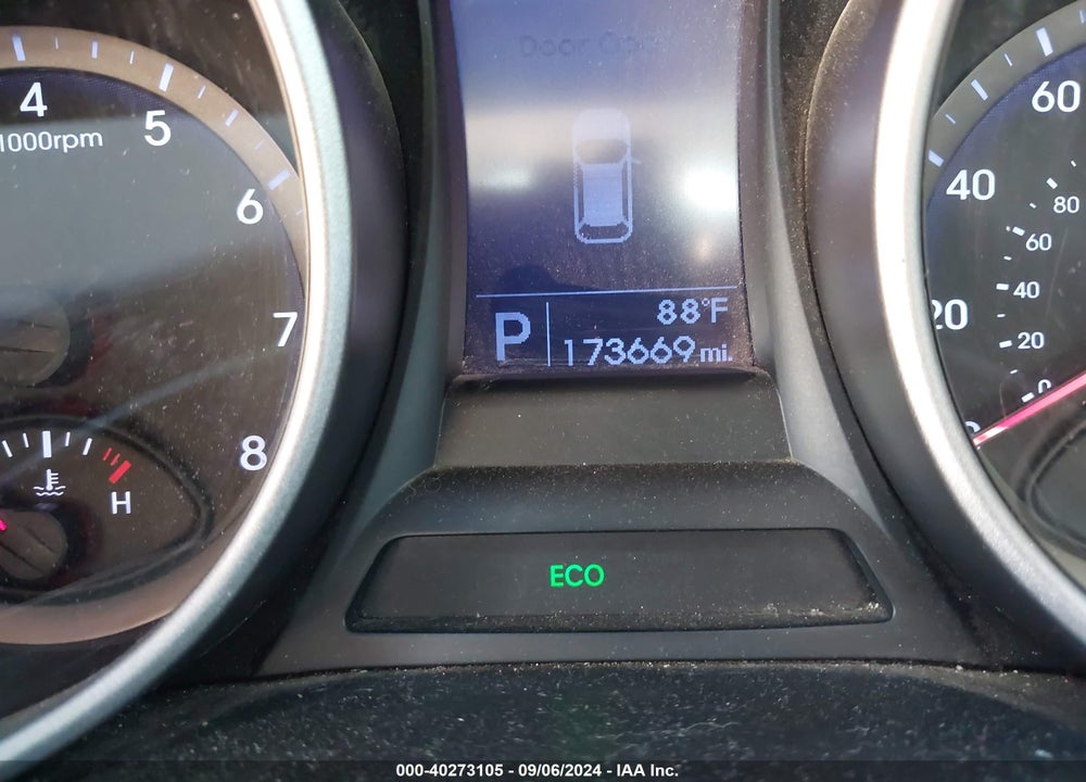 2013 HYUNDAI SANTA FE GLS VIN: KM8SNDHF8DU017200
