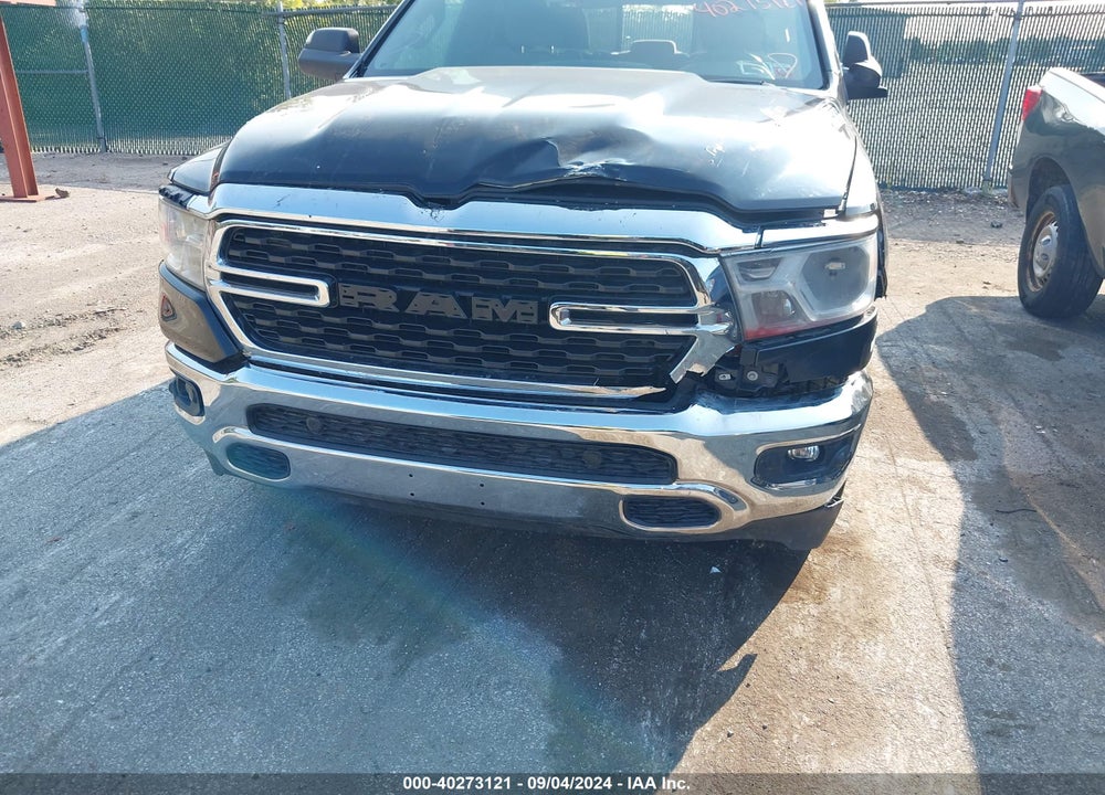 2022 RAM 1500 BIG HORN QUAD CAB 4X4 6'4 BOX VIN: 1C6SRFBTXNN184213