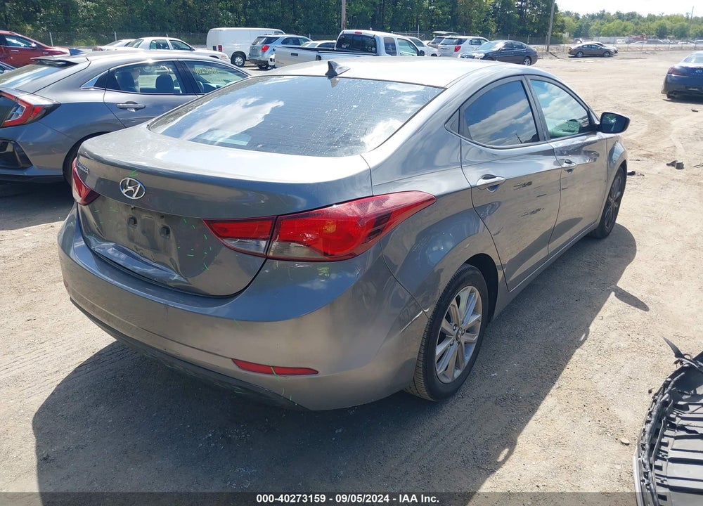 2014 HYUNDAI ELANTRA SE VIN: 5NPDH4AE3EH480864