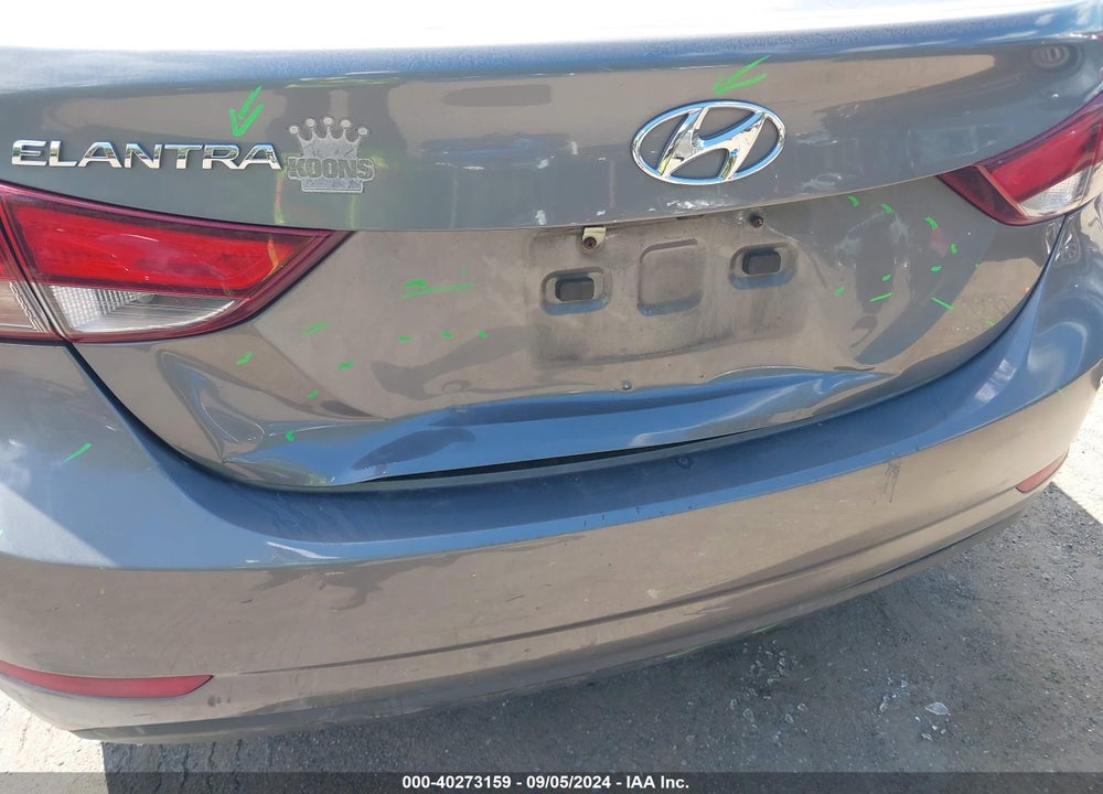 2014 HYUNDAI ELANTRA SE VIN: 5NPDH4AE3EH480864
