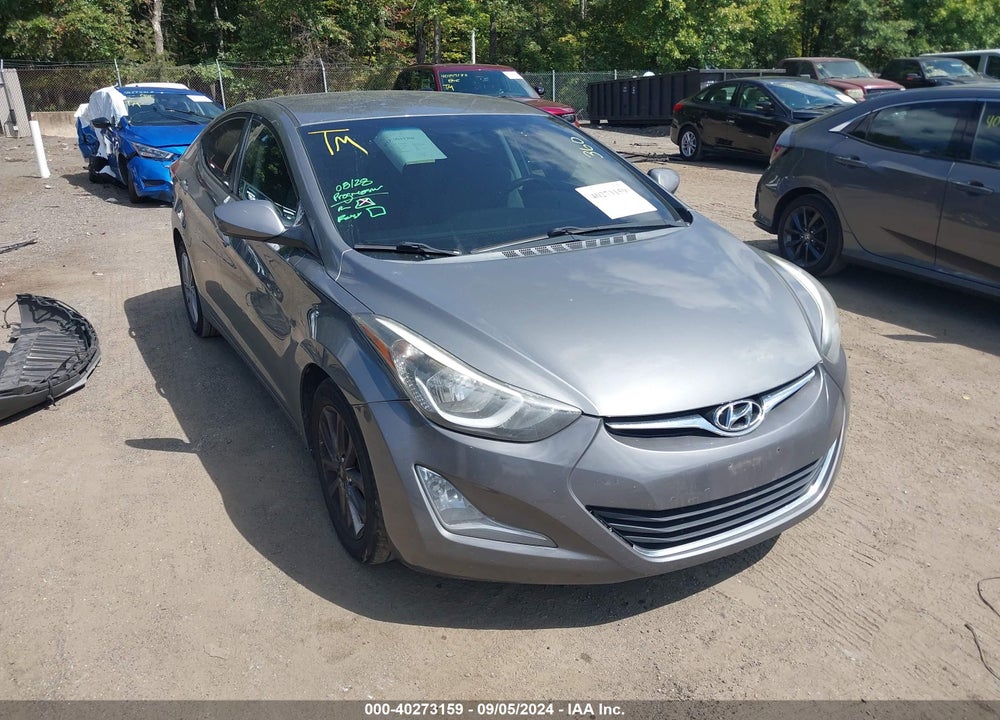 2014 HYUNDAI ELANTRA SE VIN: 5NPDH4AE3EH480864