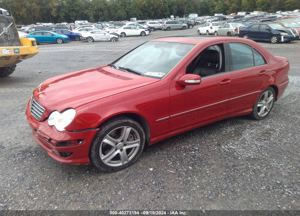 2007 MERCEDES-BENZ C 230 SPORT VIN: WDBRF52H07A947693