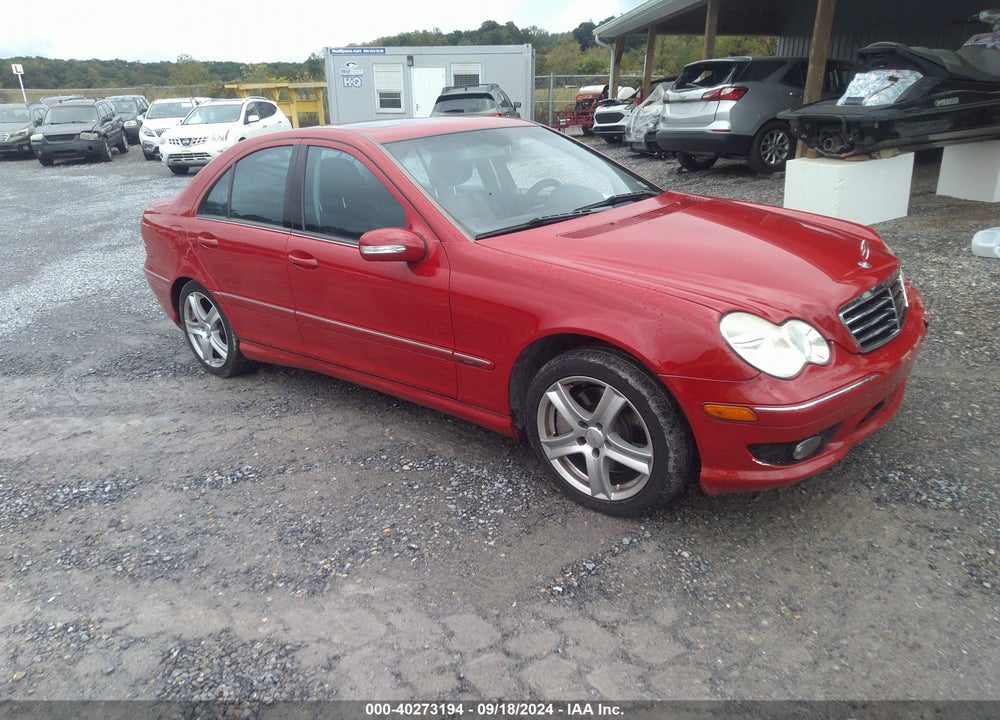 2007 MERCEDES-BENZ C 230 SPORT VIN: WDBRF52H07A947693