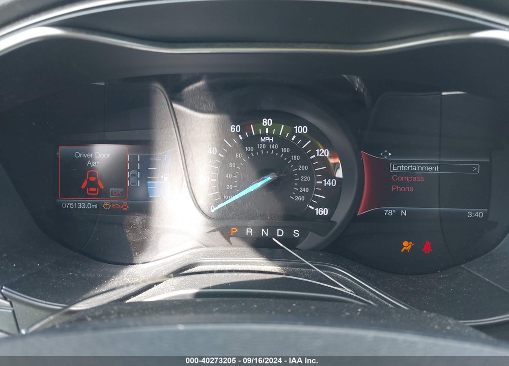 2019 FORD FUSION SE VIN: 3FA6P0T94KR236742