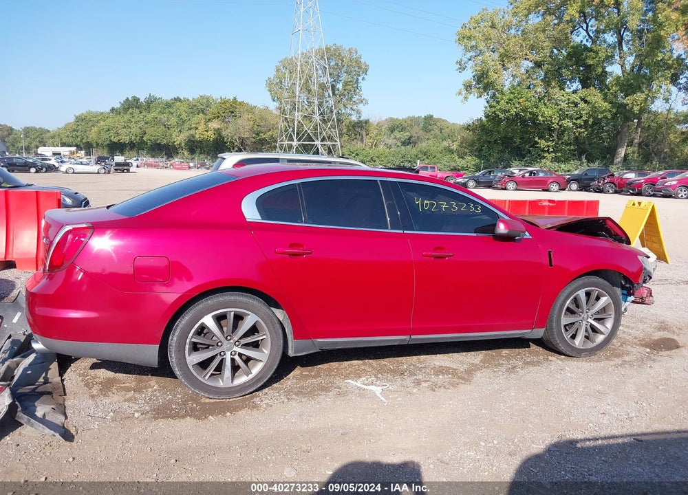 2009 LINCOLN MKS VIN: 1LNHM93RX9G606492