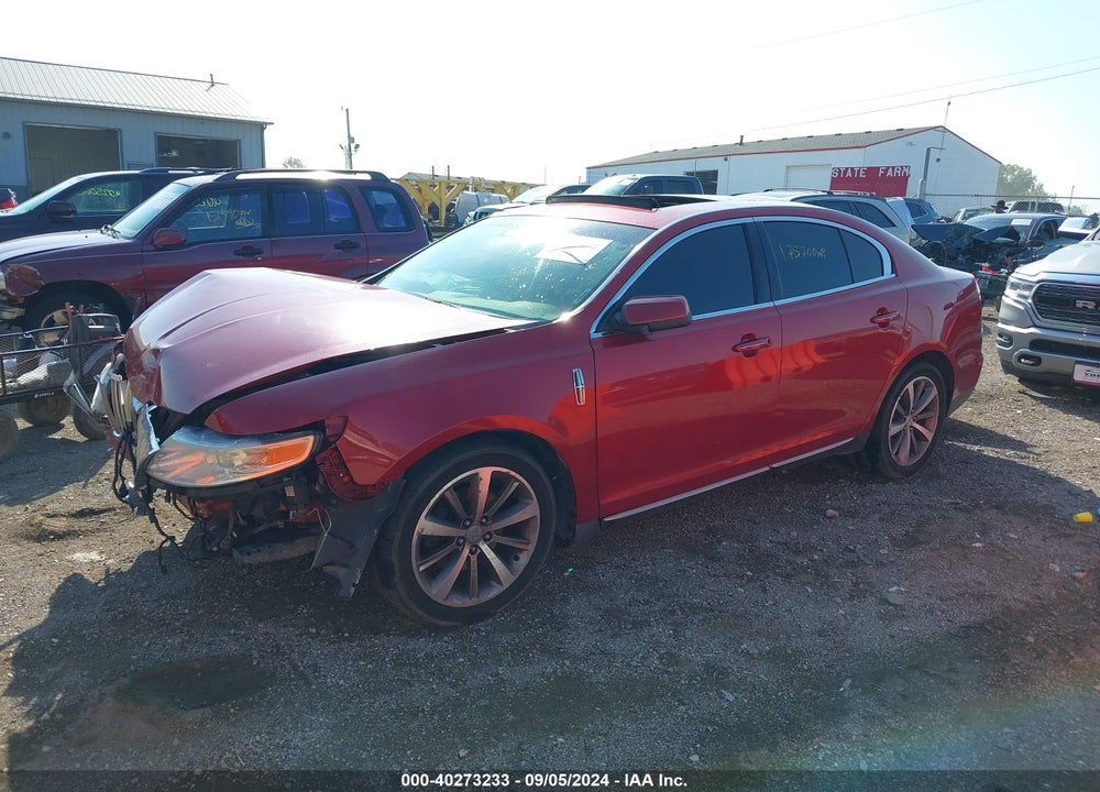2009 LINCOLN MKS VIN: 1LNHM93RX9G606492