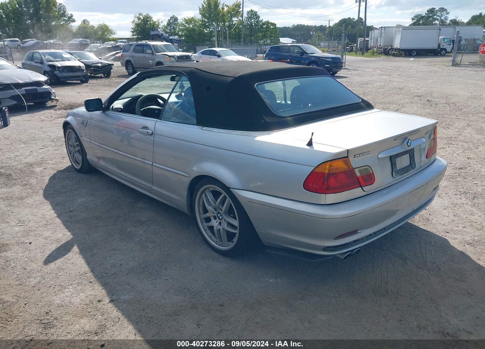 2003 BMW 330CI VIN: WBABS53403JU97464