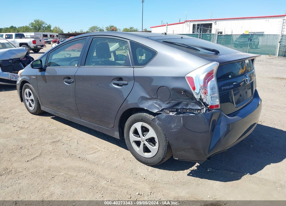 2012 TOYOTA PRIUS TWO VIN: JTDKN3DU2C1547519