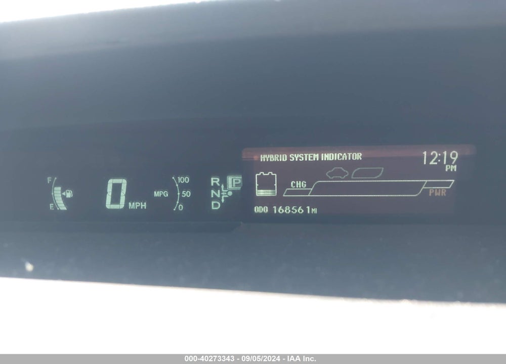 2012 TOYOTA PRIUS TWO VIN: JTDKN3DU2C1547519