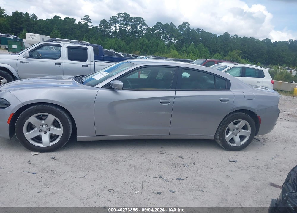 2018 DODGE CHARGER POLICE RWD VIN: 2C3CDXAT7JH164561
