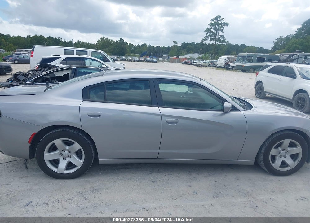 2018 DODGE CHARGER POLICE RWD VIN: 2C3CDXAT7JH164561