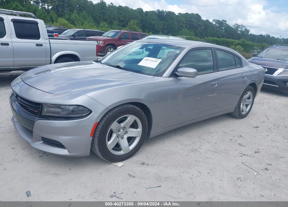 2018 DODGE CHARGER POLICE RWD VIN: 2C3CDXAT7JH164561