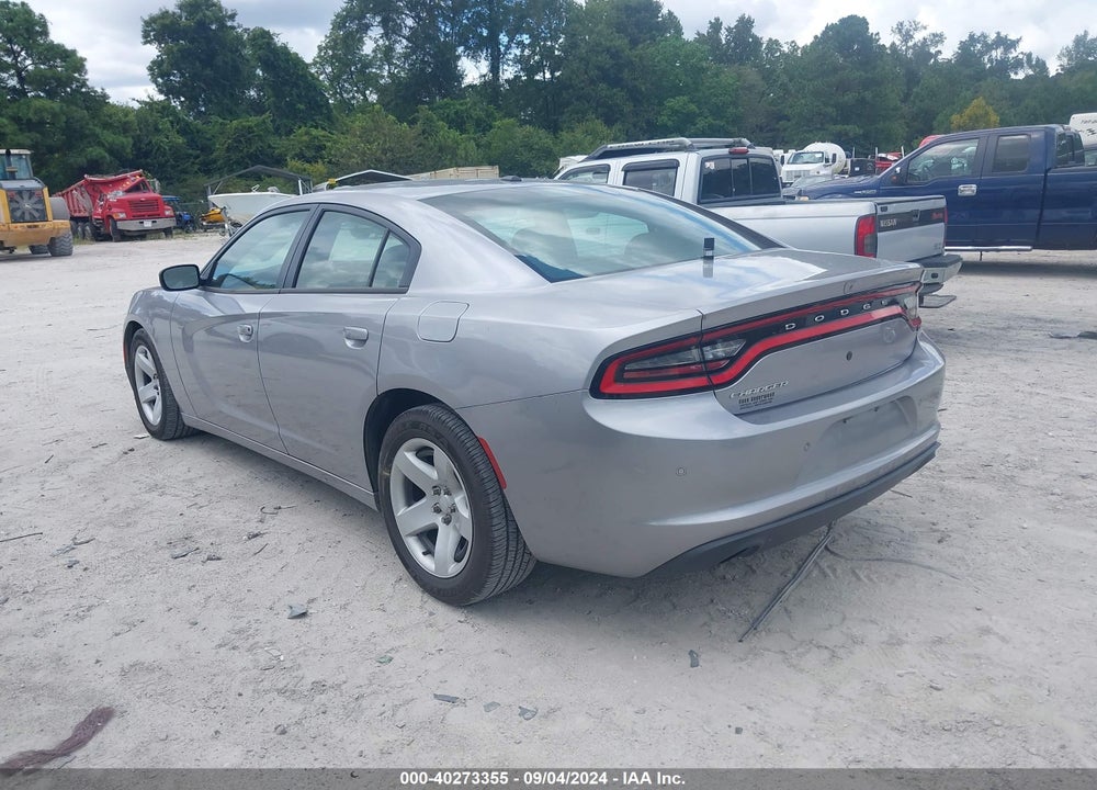 2018 DODGE CHARGER POLICE RWD VIN: 2C3CDXAT7JH164561