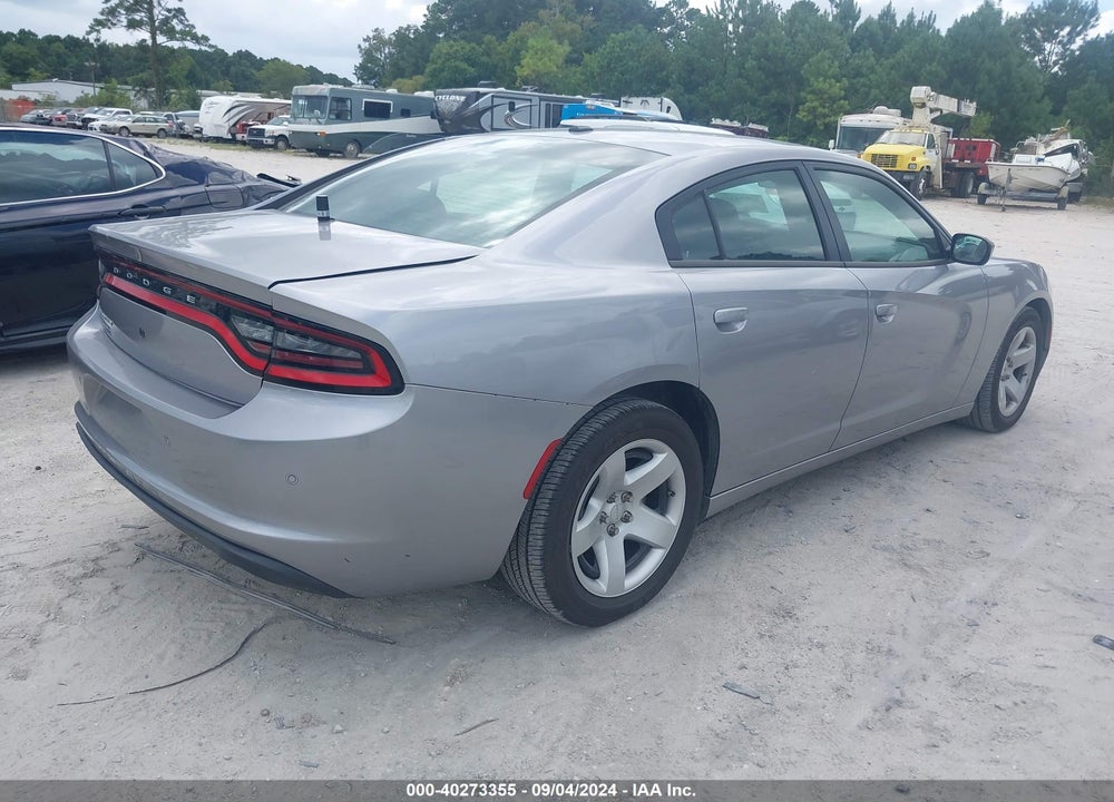 2018 DODGE CHARGER POLICE RWD VIN: 2C3CDXAT7JH164561