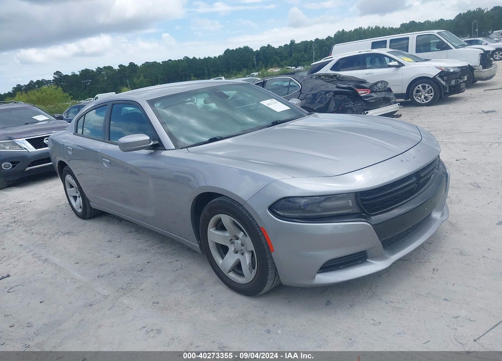 2018 DODGE CHARGER POLICE RWD VIN: 2C3CDXAT7JH164561