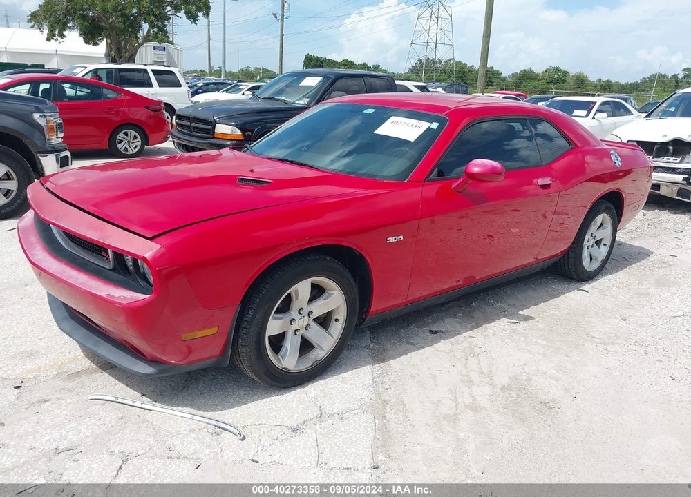 2012 DODGE CHALLENGER SXT VIN: 2C3CDYAG6CH174865