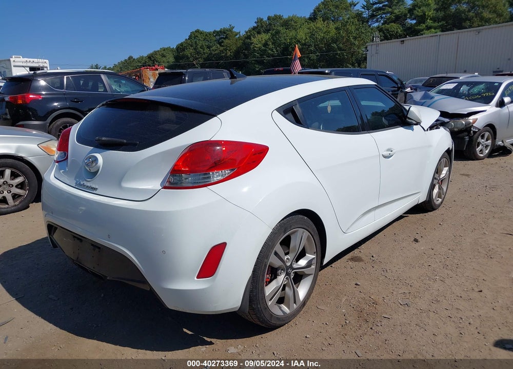 2013 HYUNDAI VELOSTER BASE W/GRAY VIN: KMHTC6AD1DU172816
