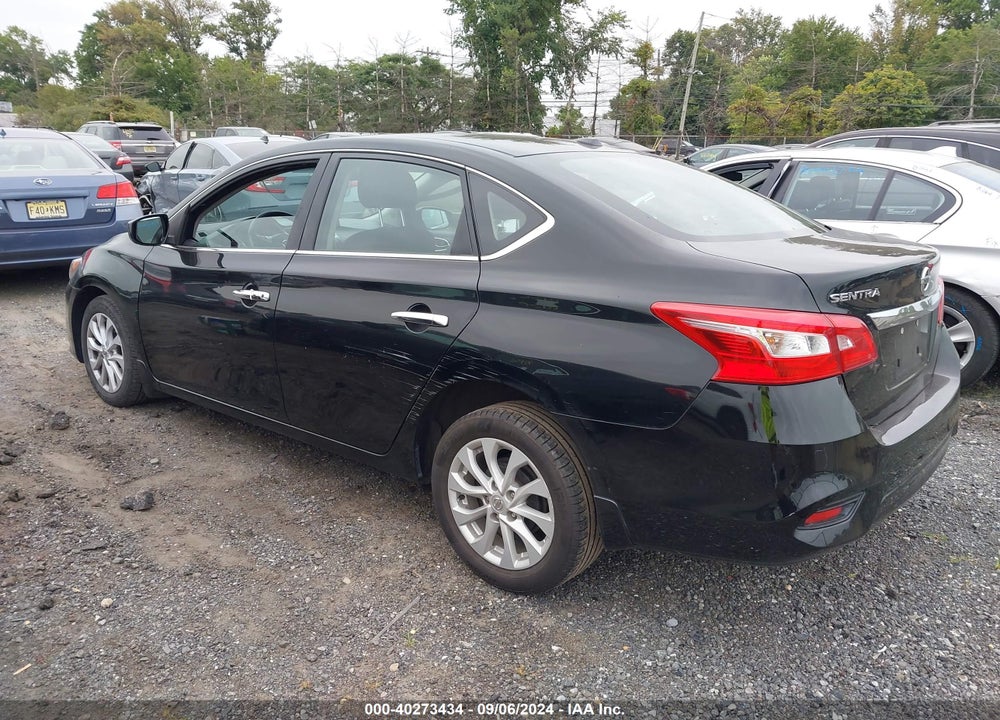 2018 NISSAN SENTRA SV VIN: 3N1AB7AP0JY206612