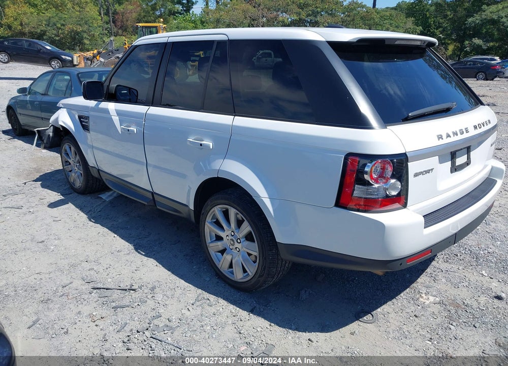 2013 LAND ROVER RANGE ROVER SPORT HSE VIN: SALSK2D4XDA800566