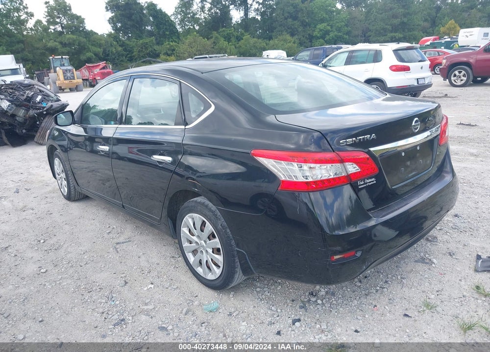 2015 NISSAN SENTRA S VIN: 3N1AB7AP4FY225834