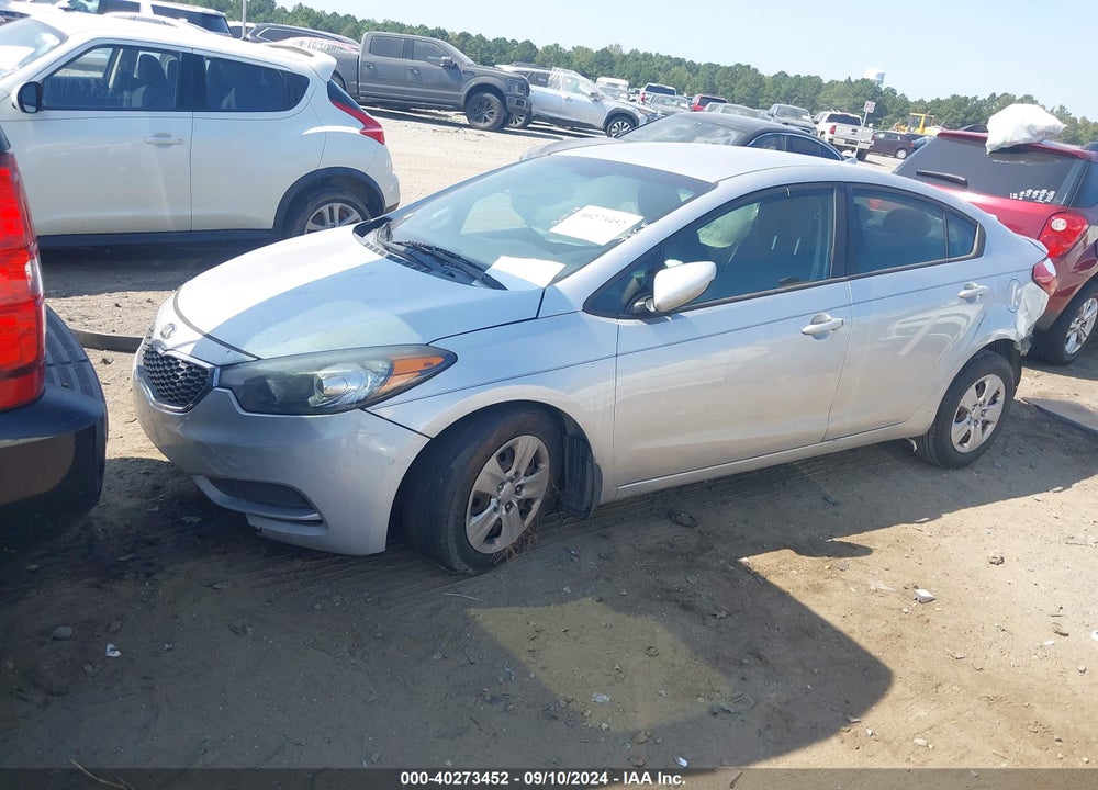 2016 KIA FORTE LX VIN: KNAFK4A68G5613766