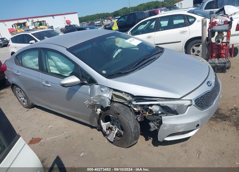 2016 KIA FORTE LX VIN: KNAFK4A68G5613766