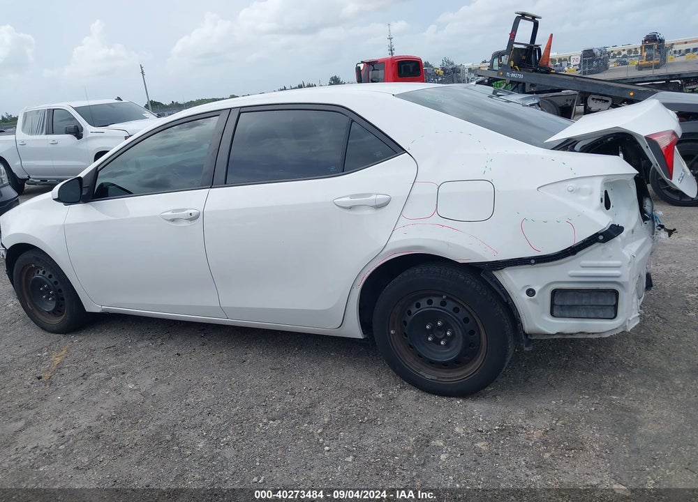2019 TOYOTA COROLLA LE VIN: 5YFBURHE6KP878901