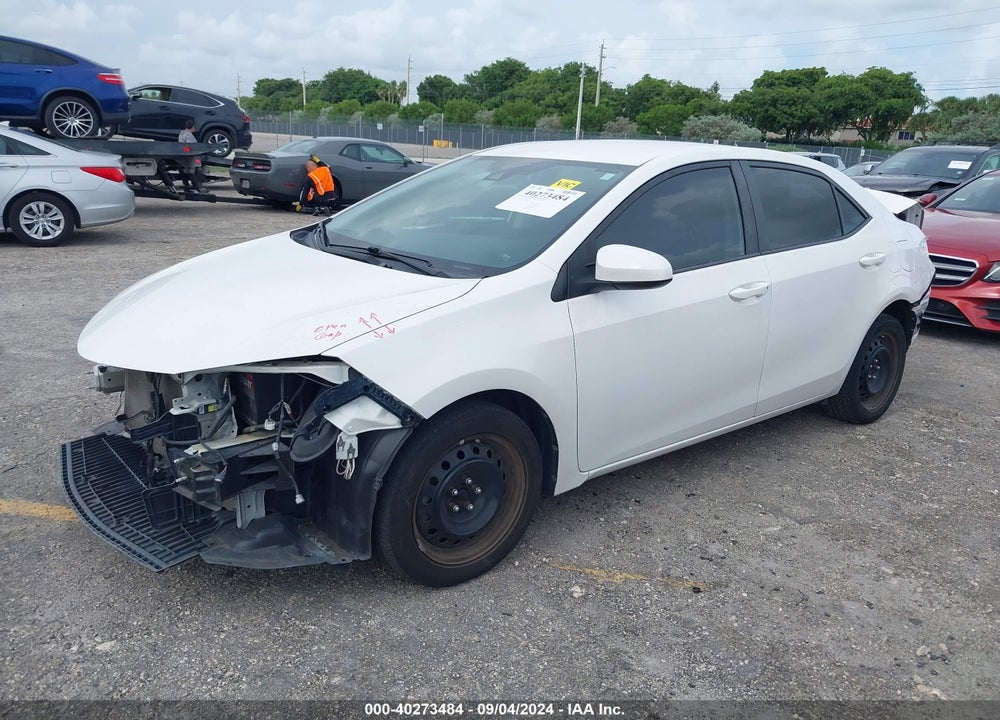 2019 TOYOTA COROLLA LE VIN: 5YFBURHE6KP878901