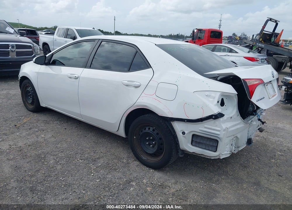 2019 TOYOTA COROLLA LE VIN: 5YFBURHE6KP878901