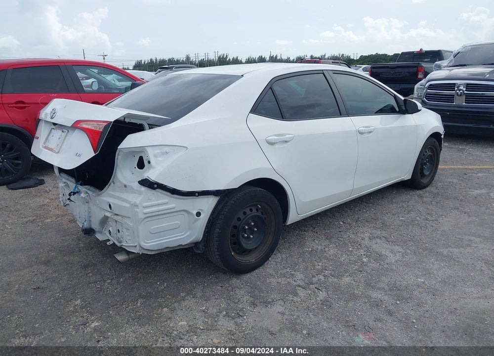 2019 TOYOTA COROLLA LE VIN: 5YFBURHE6KP878901
