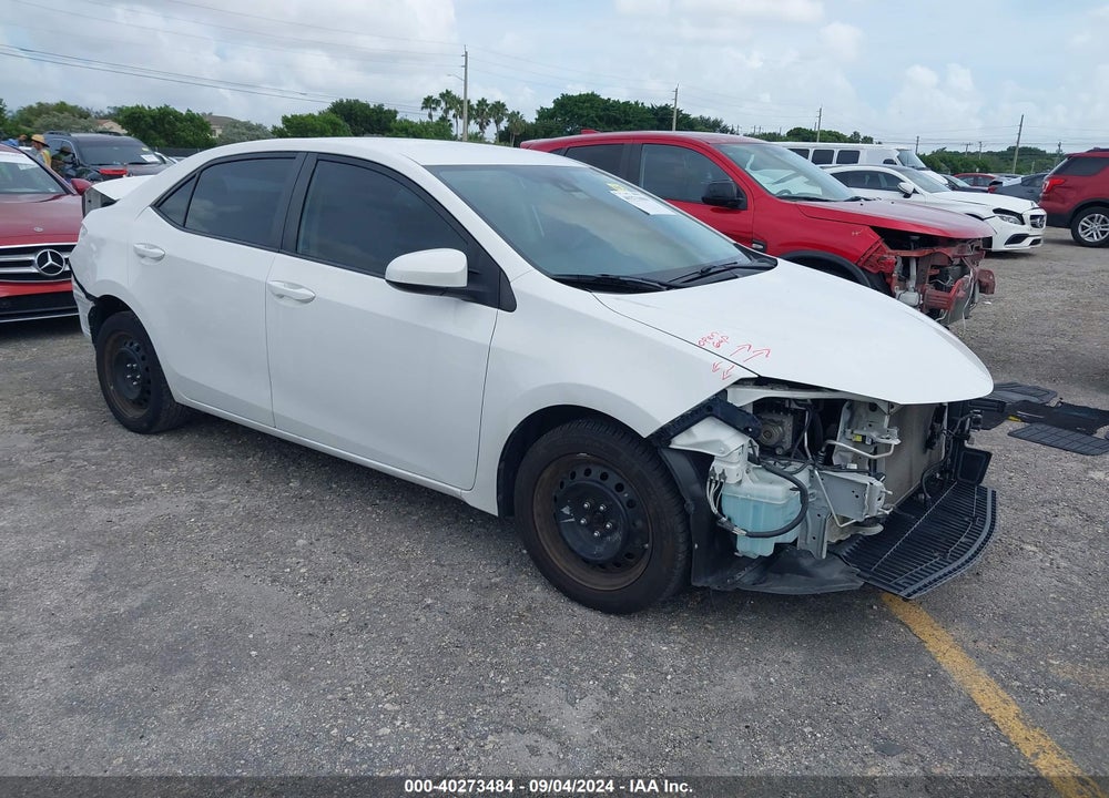 2019 TOYOTA COROLLA LE VIN: 5YFBURHE6KP878901