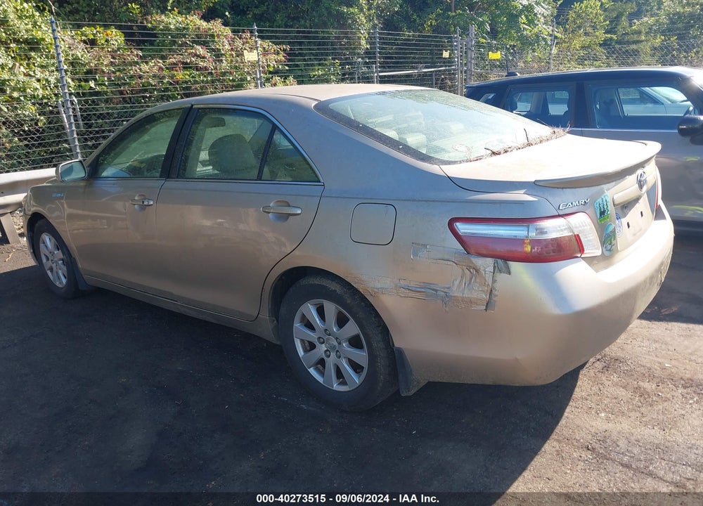 2007 TOYOTA CAMRY HYBRID VIN: JTNBB46K673009275