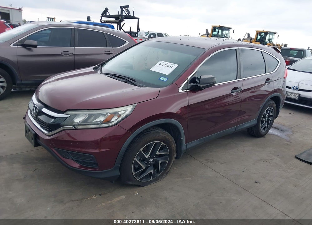 2016 HONDA CR-V SE VIN: 2HKRM3H45GH506537