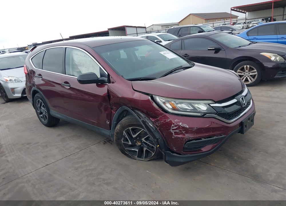 2016 HONDA CR-V SE VIN: 2HKRM3H45GH506537