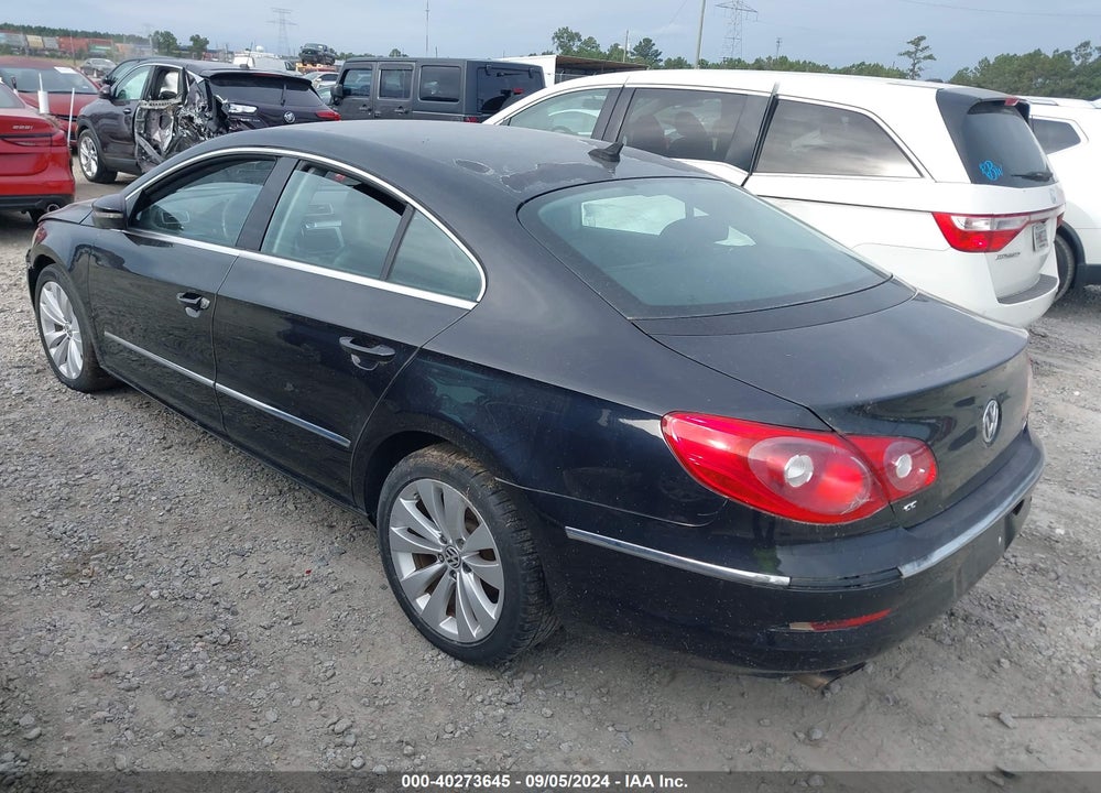 2012 VOLKSWAGEN CC SPORT VIN: WVWMN7AN3CE511540