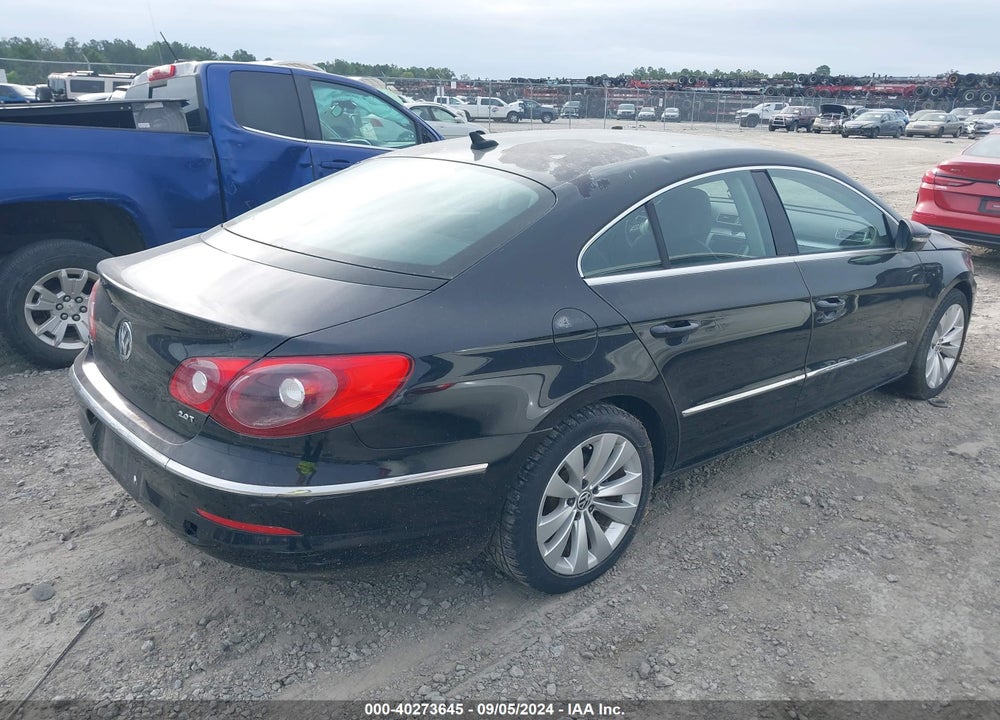 2012 VOLKSWAGEN CC SPORT VIN: WVWMN7AN3CE511540