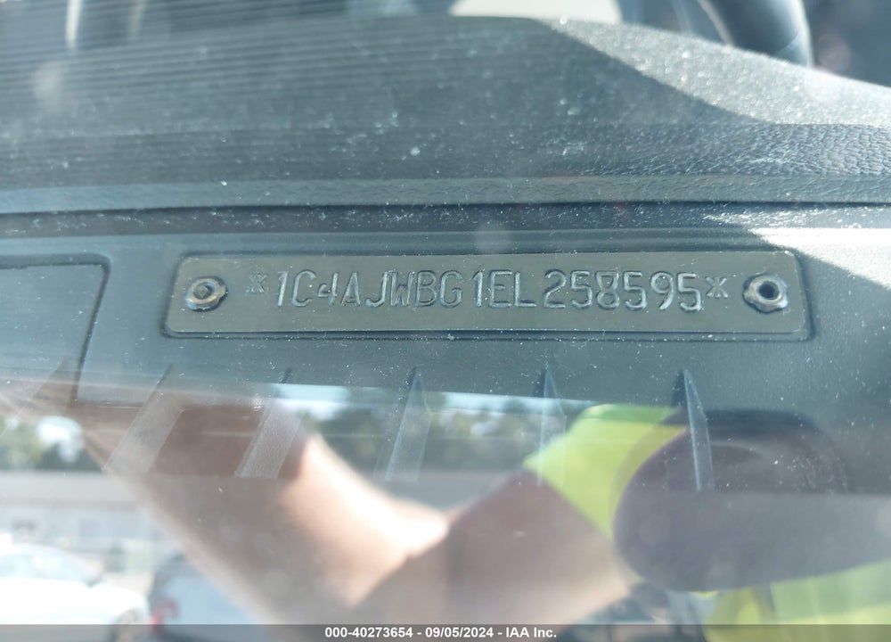 2014 JEEP WRANGLER / VIN: 1C4AJWBG1EL258595