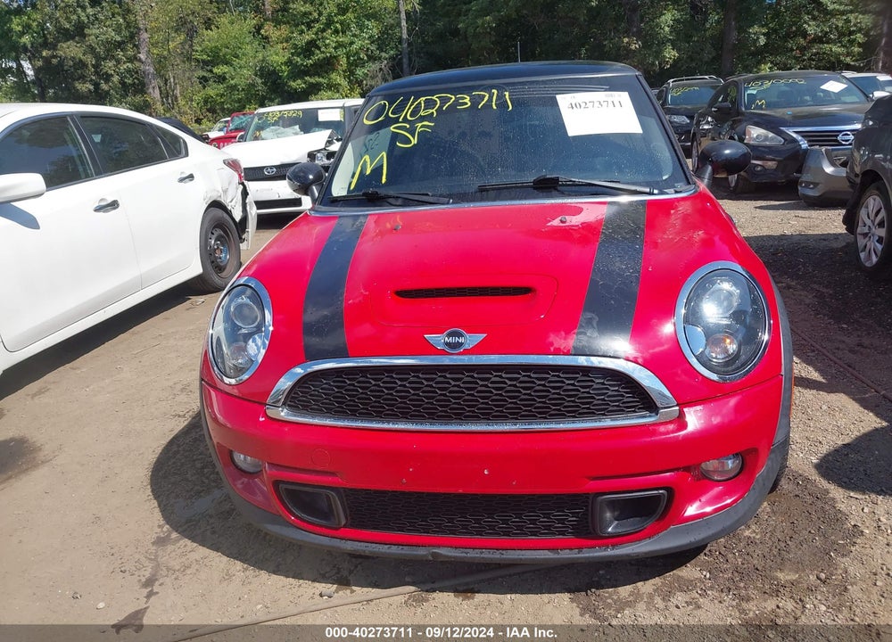 2012 MINI COOPER S VIN: WMWSV3C54CTY29642