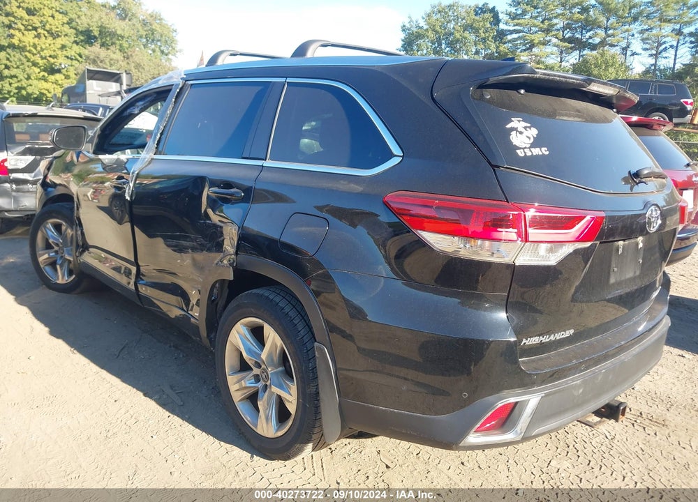 2019 TOYOTA HIGHLANDER LIMITED VIN: 5TDDZRFH6KS972419