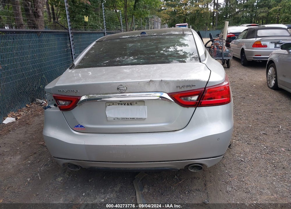 2016 NISSAN MAXIMA 3.5 PLATINUM VIN: 1N4AA6AP6GC396045