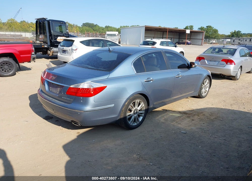 2009 HYUNDAI GENESIS 4.6 VIN: KMHGC46F59U064786