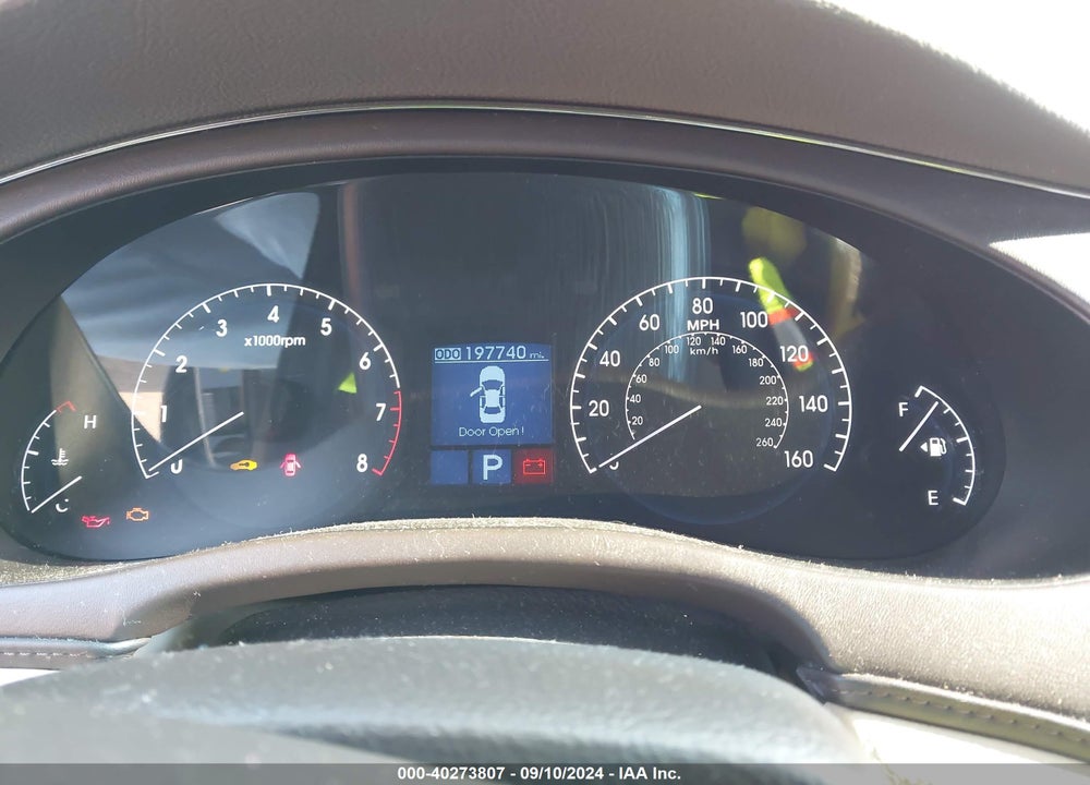 2009 HYUNDAI GENESIS 4.6 VIN: KMHGC46F59U064786