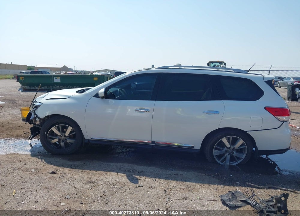 2014 NISSAN PATHFINDER PLATINUM VIN: 5N1AR2MM0EC638253