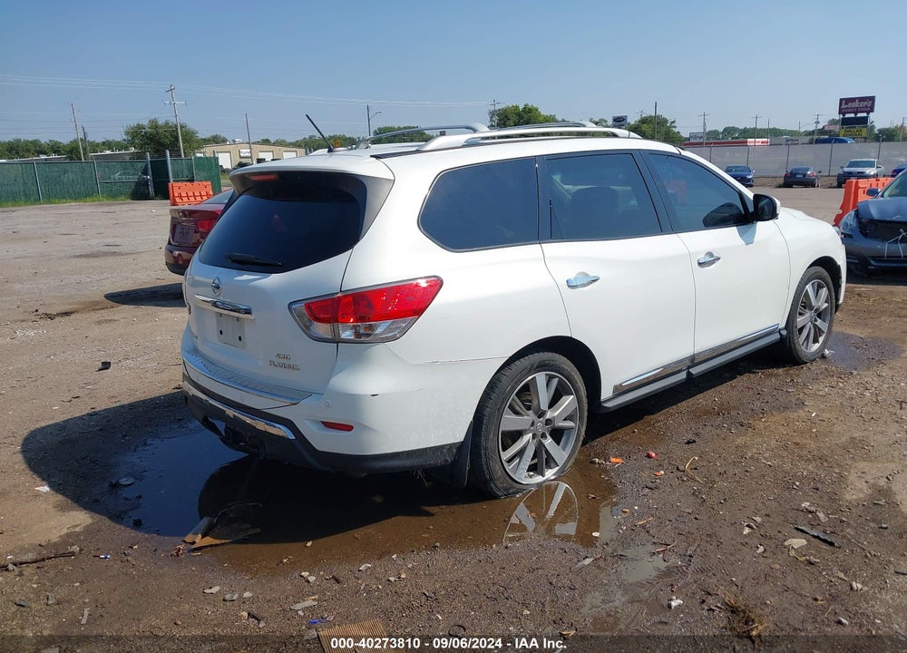 2014 NISSAN PATHFINDER PLATINUM VIN: 5N1AR2MM0EC638253