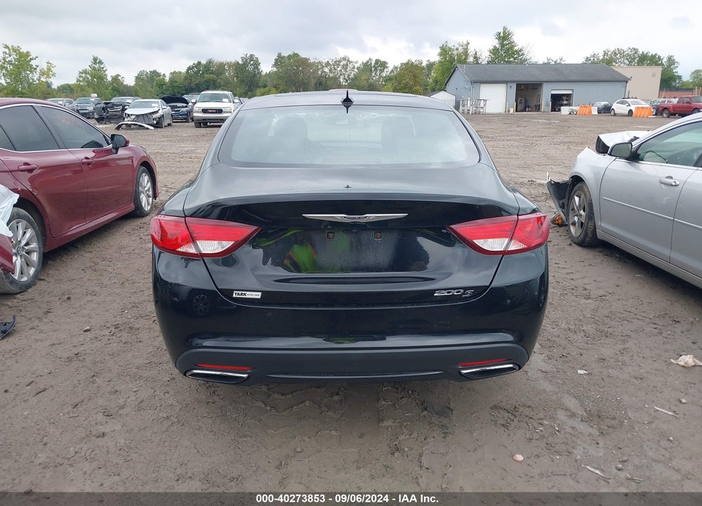 2016 CHRYSLER 200 S VIN: 1C3CCCBB6GN132332