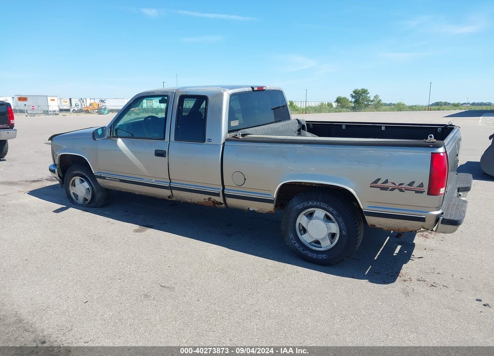 1998 GMC SIERRA 1500 SL WIDESIDE VIN: 2GTEK19M9W1530699