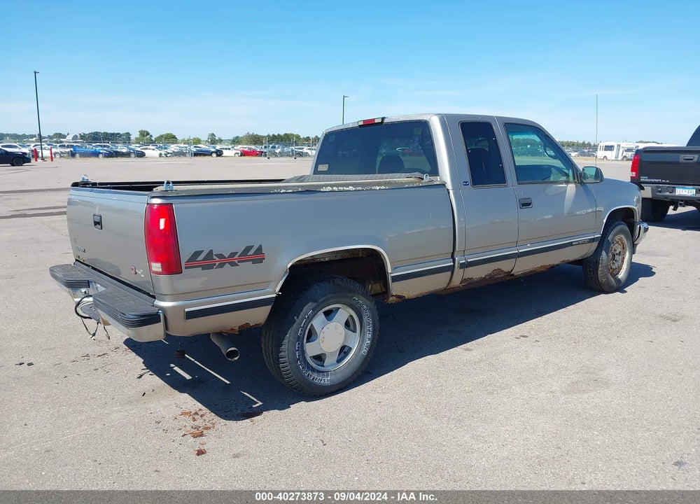1998 GMC SIERRA 1500 SL WIDESIDE VIN: 2GTEK19M9W1530699