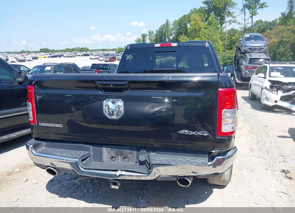 2022 RAM 1500 BIG HORN QUAD CAB 4X4 6'4 BOX VIN: 1C6SRFBT2NN480536