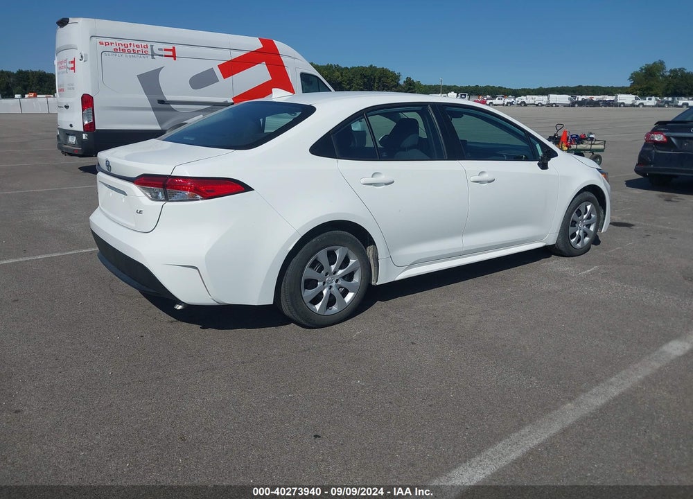 2022 TOYOTA COROLLA LE VIN: 5YFEPMAE8NP363971